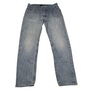 Hype Mens Jeans Size 32x30 Blue Wash‎ Straight Leg Denim Pants Casual